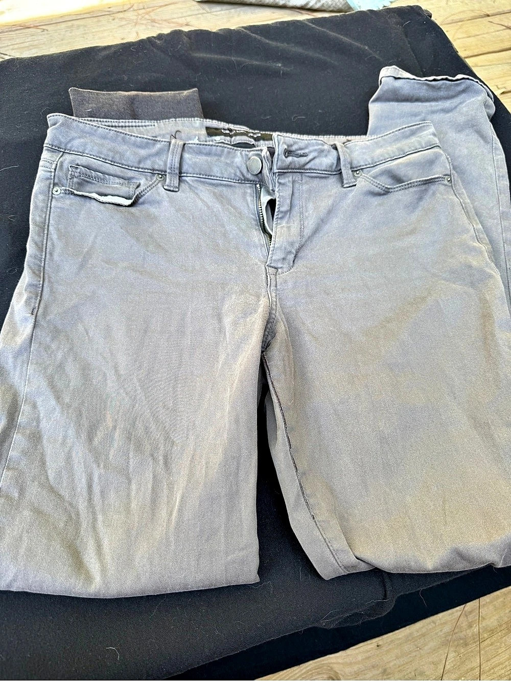 Calvin Klein Jeans Skinny Jeans Gray Size 8